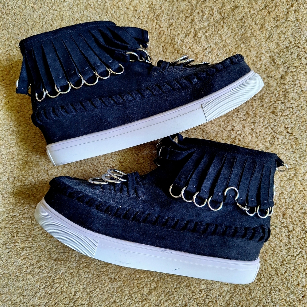 Current Mood Black Suede Shoes